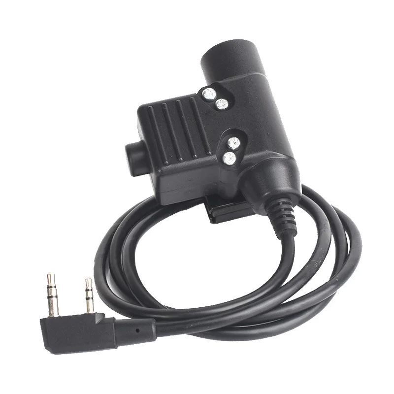 

New Airsoft U94 PTT Equipment Tactical Headset for KENWOOD/Midland Walkie-Talkie BaoFeng UV-82 Radio Softair Headphone WZ113