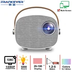 Портативный мини-проектор Frankever, 1080P, Wi-Fi