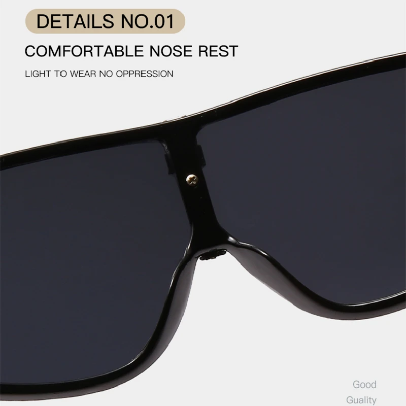 

Top Oversized Sunglasses Fashion Women Large Size Big Retro Mirror Sun Glasses for Women Lady Female Brand Designer Goggles