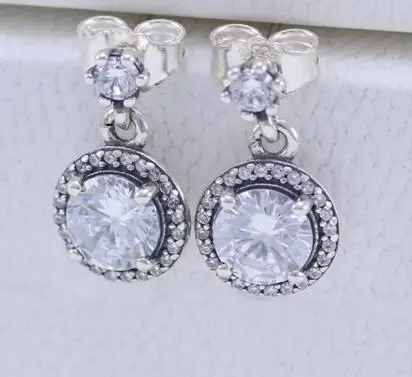 

YPD112 925 Silver Woman Ear Nails Simple Engagement Ear Ornaments Embedded with Zircon