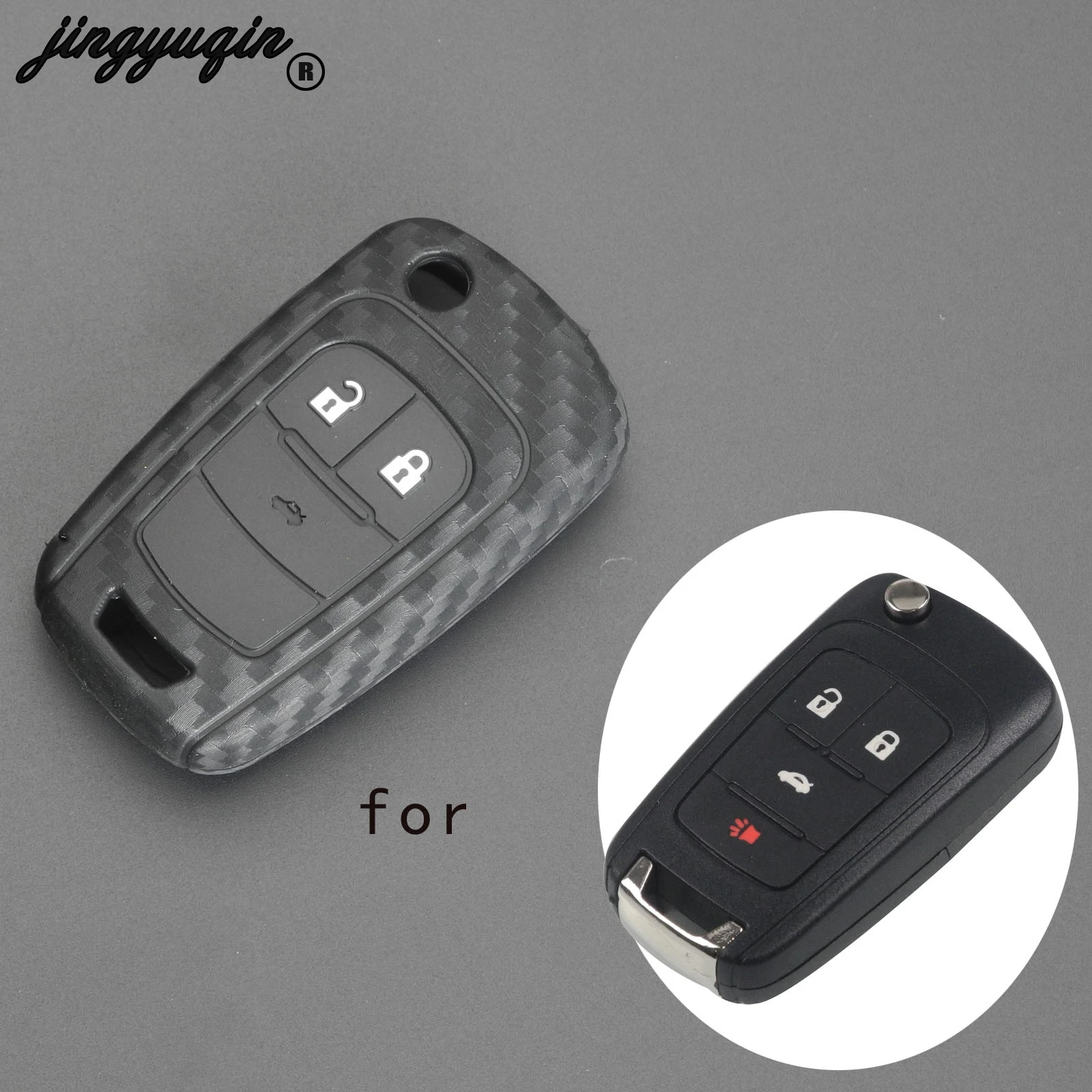 Jingyuqin 2/3/кнопки дистанционного ключа оболочки чехол для OPEL Astra J Corsa E Insignia Zafira C Filp