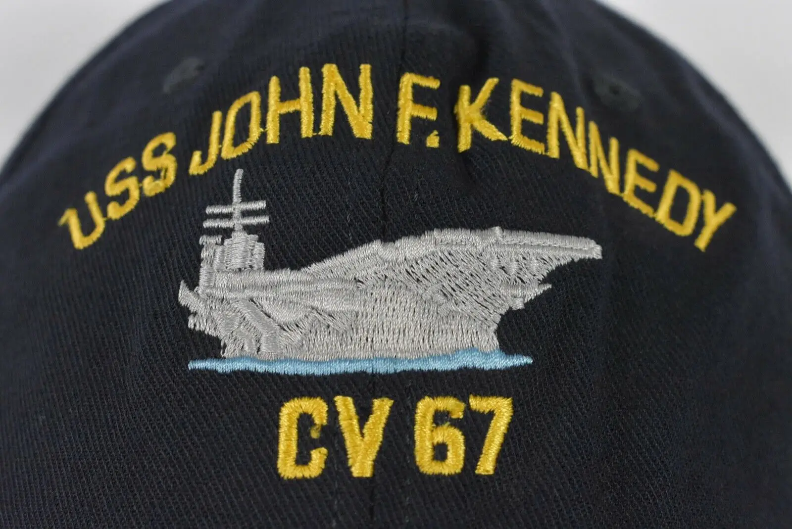Печатный USS John F. Бейсболка Kennedy CV67 военно морская США бейсболка Брайана