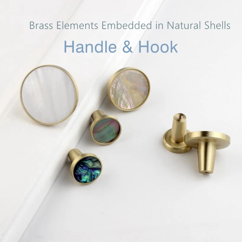 Бесплатная доставка (4 шт./лот) индивидуальная Скандинавская латунная дверная