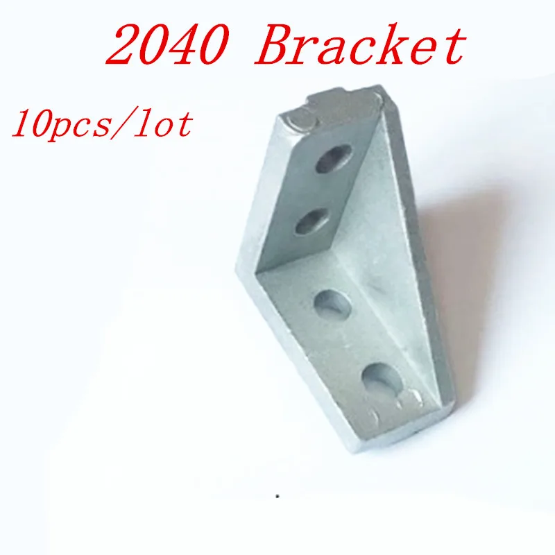 10 шт. 2040 угловой кронштейн фитинги слот 6 L коннектор для 2020 алюминиевый профиль