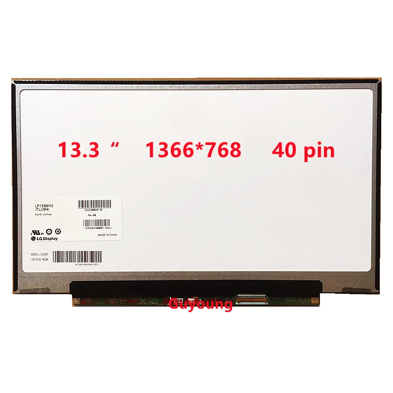 ЖК-экран для ноутбука Toshiba Z830 Z835 Z930 Z935 LTN133AT25-601 T01 LP133WH2 TLM4 B133XW07 Matrix 40 Pin | Компьютеры и