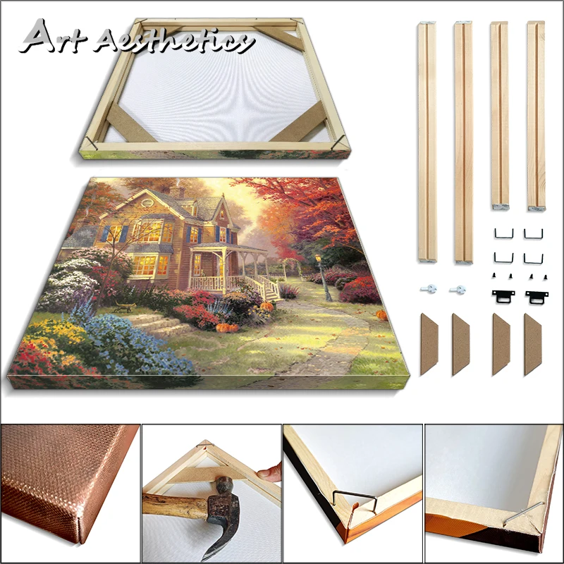 

Natural Solid Wood Photo Frame, Big Picture Frame, Canvas Painting, Poster Picture Frame, Wall Painting DIY, Support Custom Size