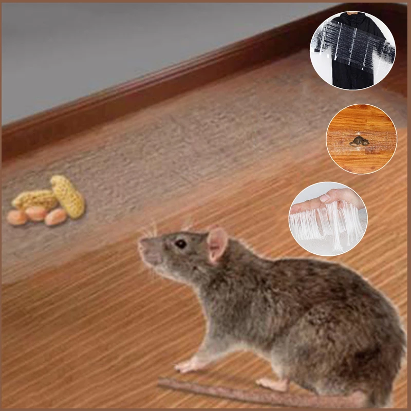 Водонепроницаемая ловушка для мышей крыс чистых невидимых клеевая комнатных и
