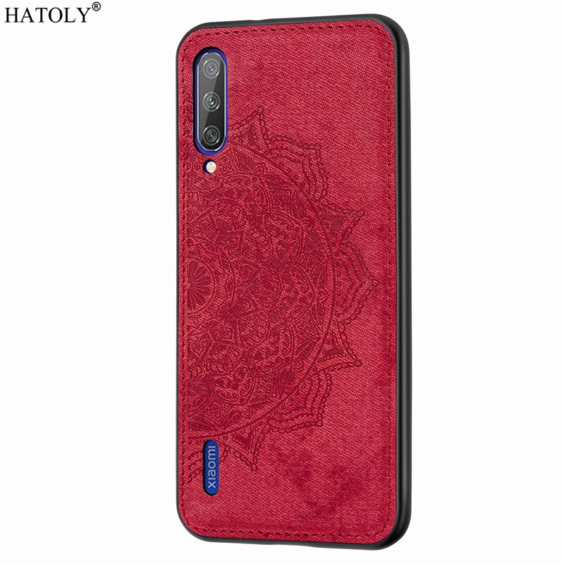 Red Для Xiaomi mi A3 чехол Red mi 7 8A Note 8T CC9 Pro Чехол TPU рамка тканевая задняя крышка mi A3 телефон бампер чехол для Xiaomi mi A3 - Цвет: Red