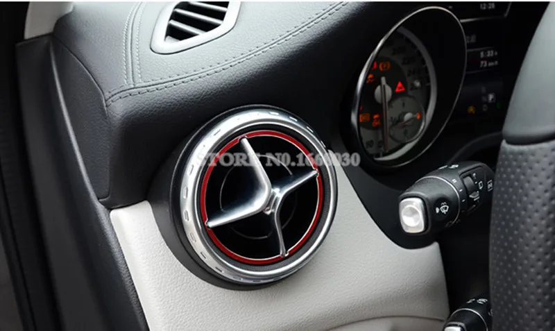 Красная внутренняя центральная консоль Крышка вентиляционного отверстия 5 шт.