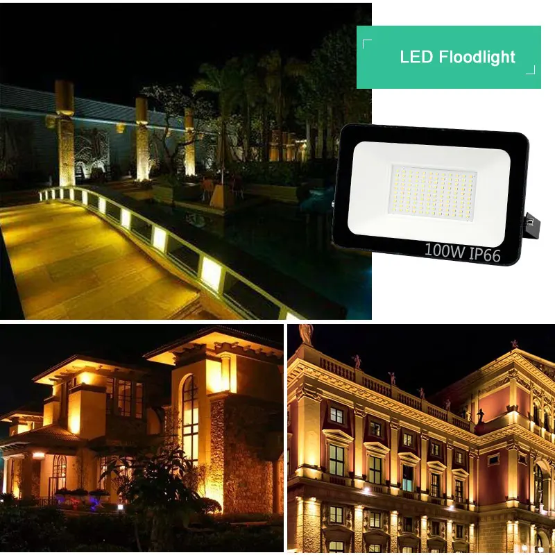 Светодиодный прожексветильник водонепроницаемый уличный