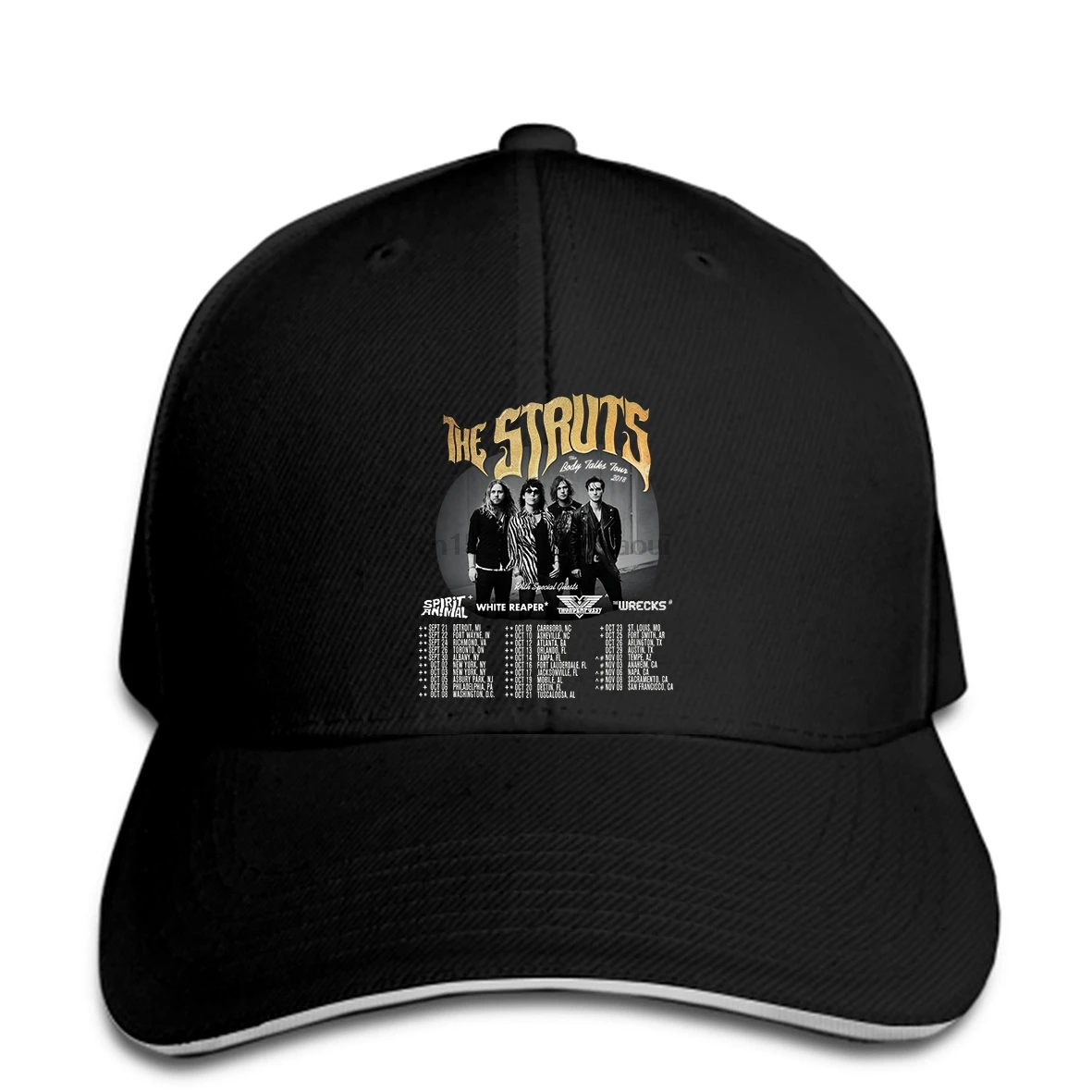 

Baseball cap The Struts band The Body Talks Tour 2019 Print hat