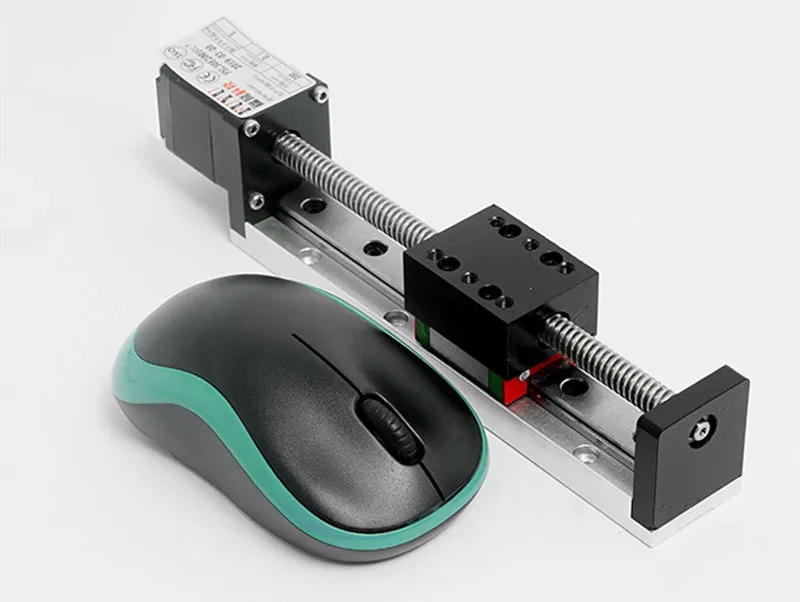 

Трапециевидный проволочный слайд 100 мм, точный шаговый микро двигатель, линейный рельс CNC, линейный слайд, модуль, детали для 3D-принтера