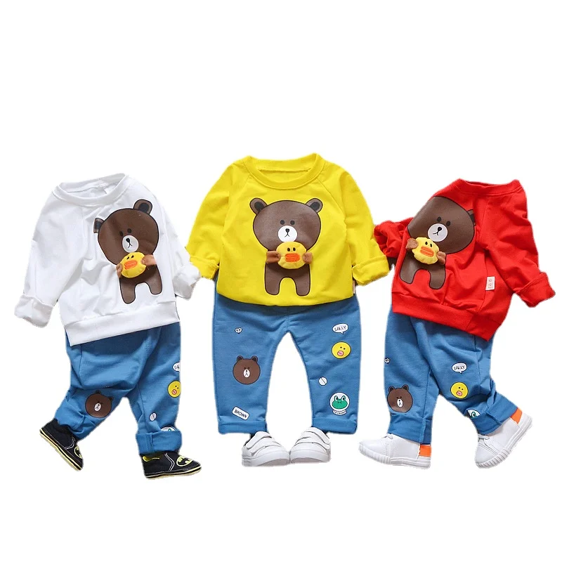 

2021 New Spring Childrens Clothing 0-3Y Childrens Clothing Children's Set Wholesale Baby Boy Clothes Set Kids Clothes Girls