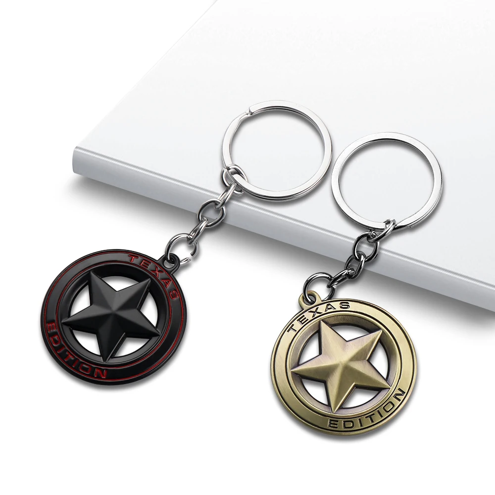 Эмблема TEXAS EDITION звезда эмблемы авто брелок логотипы марок машин для ключей