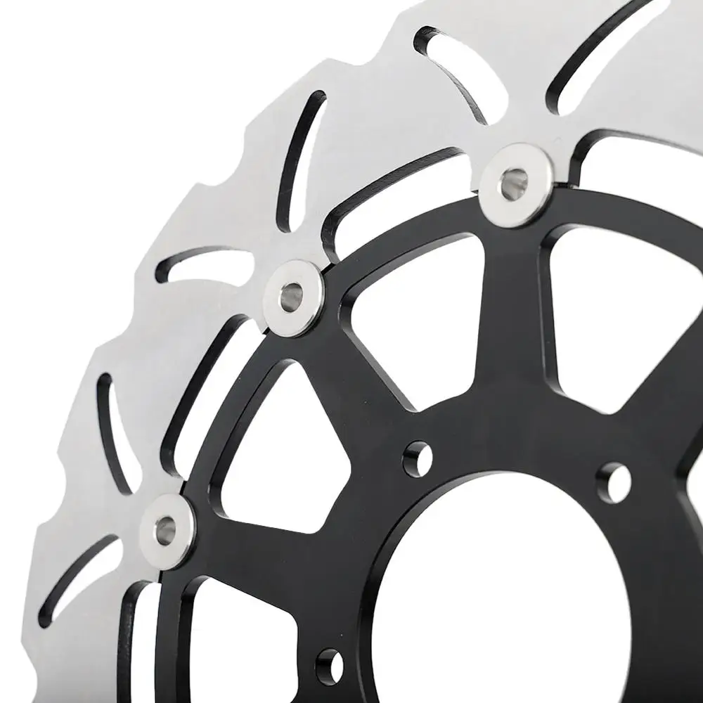

BIKINGBOY Front Rear Brake Discs Disks Rotors For Ducati Hypermotard 1100 / S 2007-2009 Hypermotard 1100 EVO / SP 2010-2013