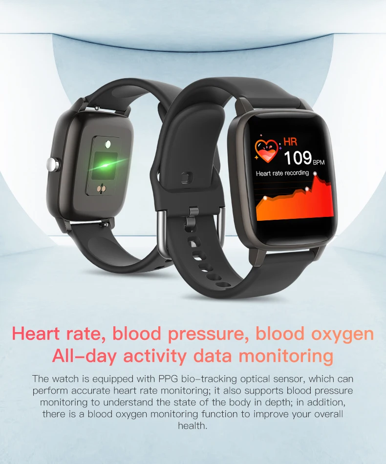 

2020 Smart Watch Body Temperature Measure Heart Rate Blood Pressure Blood Oxygen Waterproof Call Reminder Smart Bracelet T98