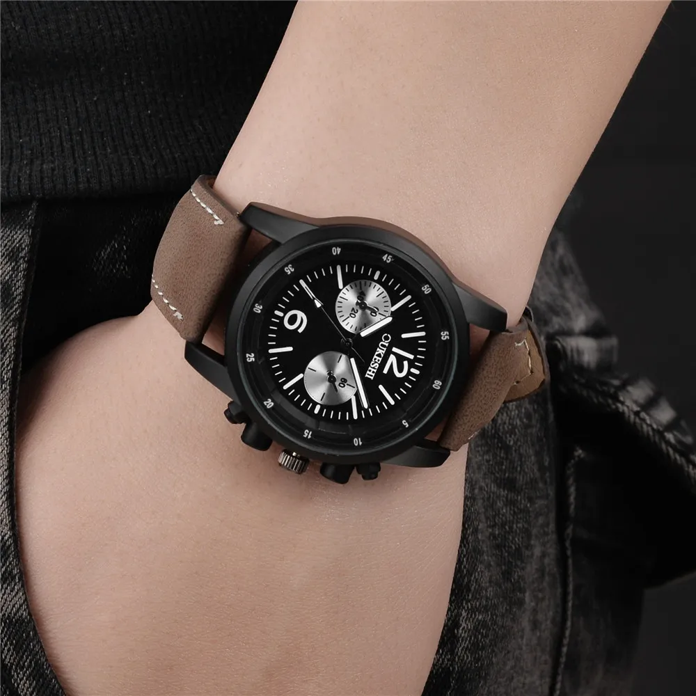 

Men's Casual Frosted Belt Watch Men's Simple Sports Watch simple watch