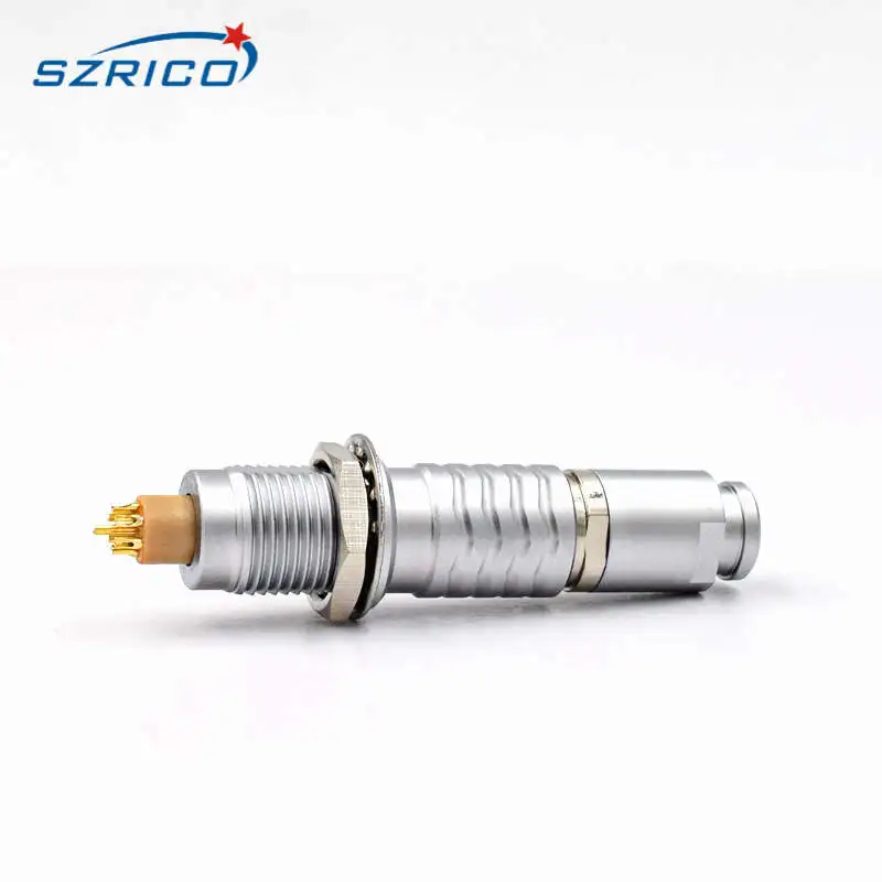 Штекерный разъем M12 FGC EGC 1B 10 Pin 90 градусов самоблокирующийся промышленный силовой