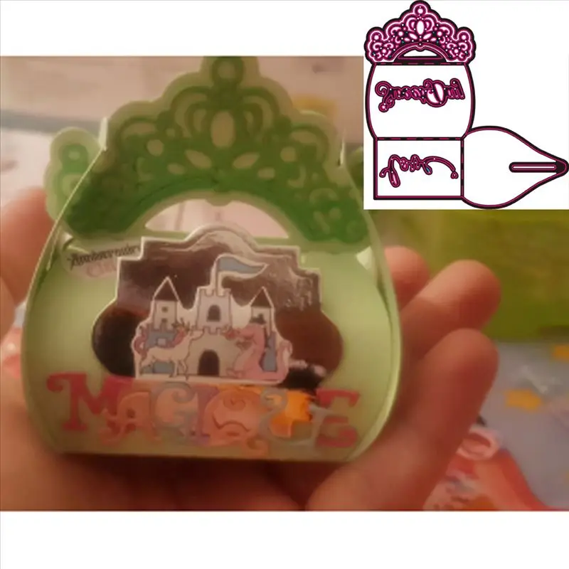 

Рождественская коробка, металлические штампы для скрапбукинга, альбом, бумажные открытки, декоративные поделки, тиснение, высечки