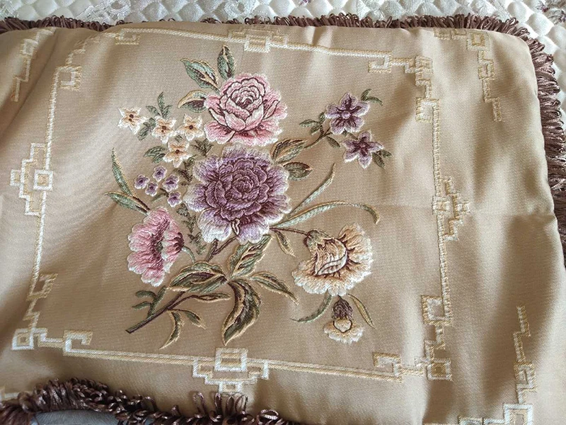 

Pillowcase Jacquard Pillow Case 48*68 European Pillowcases Invisible zipper Decorative Hotel Living room Pillow Cases