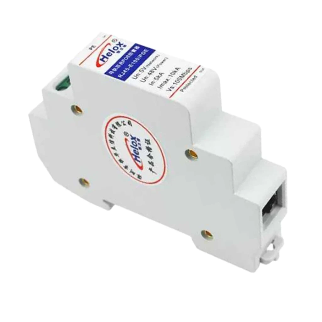 Rail Network RJ45 POE Защита от перенапряжения грозовое устройство Type 100M сетевое защитное