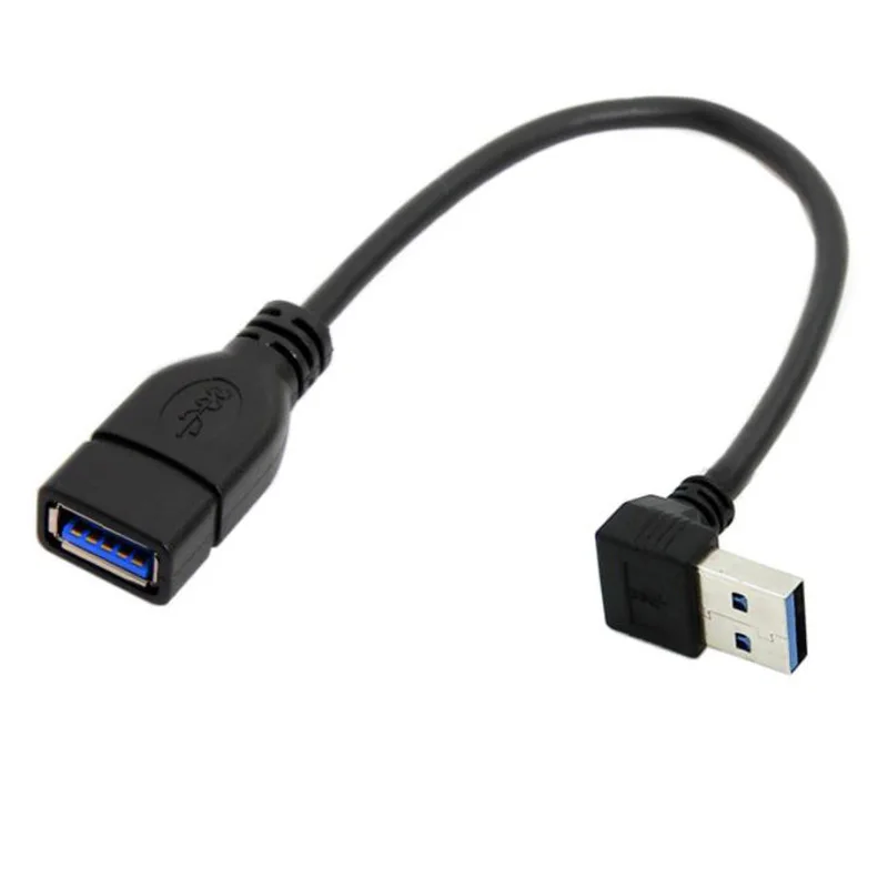 Поставка Черного 0 15 м прямого коленчатого кабеля USB 3 для жестких дисков кабель