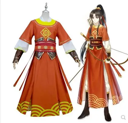 

Anime Jin Ling Mo Dao Zu Shi Cosplay Costume Grandmaster of Demonic Cultivation Riding Costume Full Set