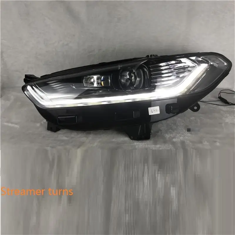 MODEL F Drl Luces Para Auto Assessoires светодиодные боковые поворотники Automovil фары Задние Автомобильные фары в сборе 13 14 15 16 для Ford Mondeo - Цвет: MODEL F