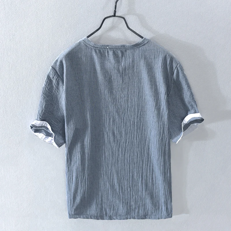 Футболка мужская с коротким рукавом дизайнерская модная тенниска из хлопка и