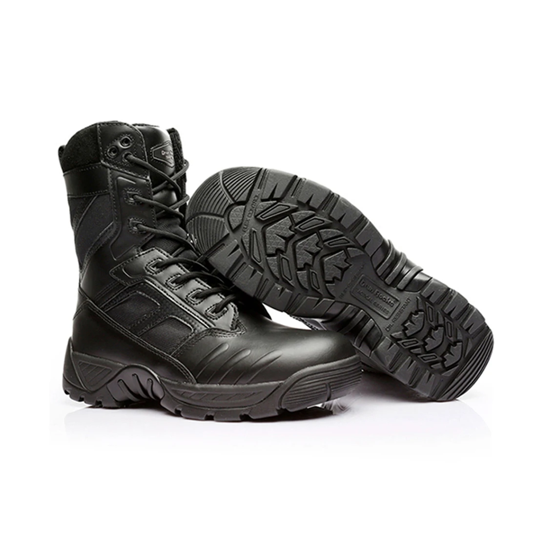 Workerkit Waterproof Puncture-proof Cowhide Tactical Boots Outdoor Hunting Combat Boots for Men