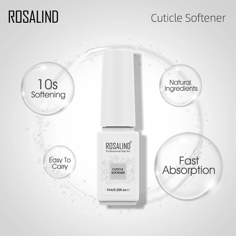 Масло для кутикулы ROSALIND восстанавливающее масло ногтей с розовым ароматом