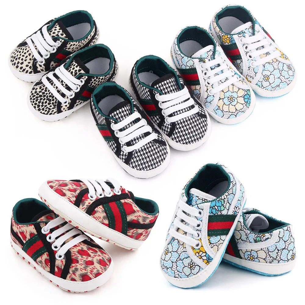 

Autumn new baby casual toddler shoes Korean version of soft bottom front lace-up baby shoes for men and women baby shoes