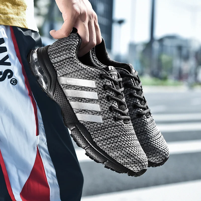 2019 Mesh Casual Shoes Men Unisex Couples Lace-up Lightweight Breathable Walking Sneakers Tenis Hombre | Обувь