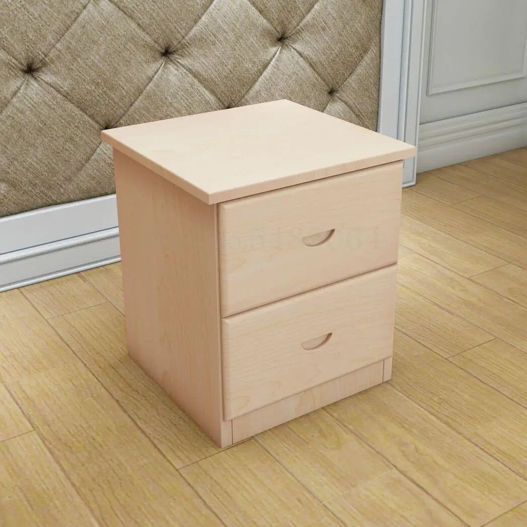 Прикроватный столик простой современный минималистичный чисто белый корейский