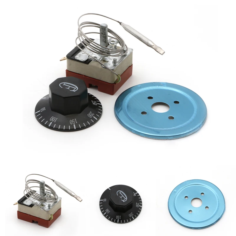 Dial Thermostat Temperature Control Switch For Electric Oven AC 220V 16A |