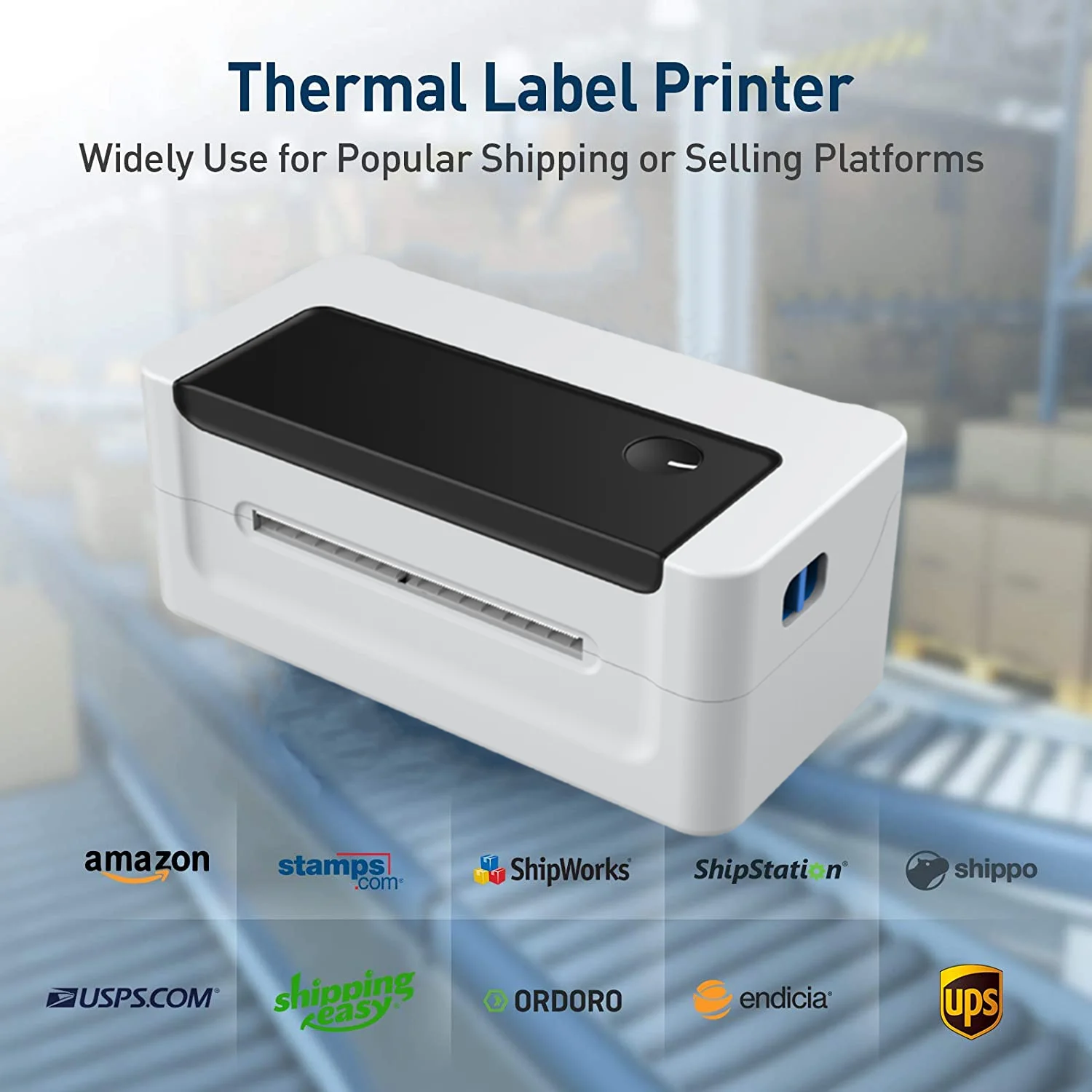 

MHT-P1082 (USB 300 DIP side single machine) Термопринтер
