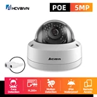 Лицевая запись AI 5MP Обнаружение движения камера безопасности Антивандальная анти-вандал Крытый Открытый IP камера металлический чехол IP66 XMEye IPC