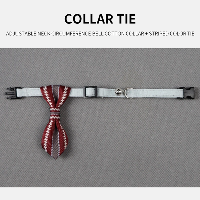 @ HE 1 шт. модный регулируемый галстук бабочка с колокольчиком в красивую полоску