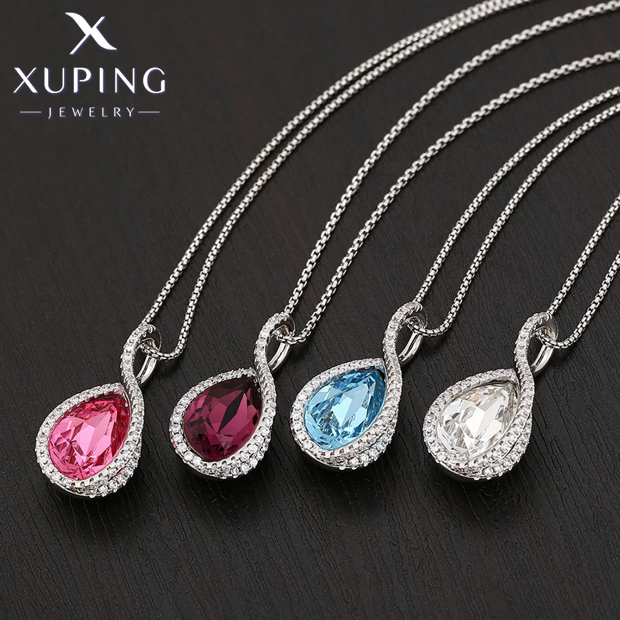 Xuping ювелирные изделия модное элегантное роскошное ожерелье в европейском стиле