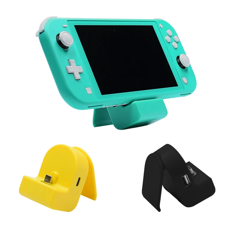 

Fast Charging Dock Station for Nitendo Switch Console 5V USB and 15V Type-C Ports Charger With Kickstand For NintendoSwitch Lite