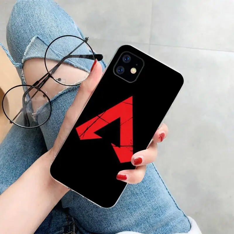 PENGHUWAN Горячая игра Apex легенды крышка черная мягкая чехол для телефона iPhone 11 pro XS MAX