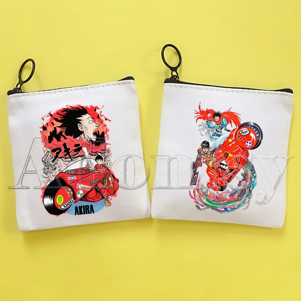 

Akira Canvas Coin Purse Custompattern Logo Storage Pouch Canvas Bag New Coin Bag Key Coin Purse