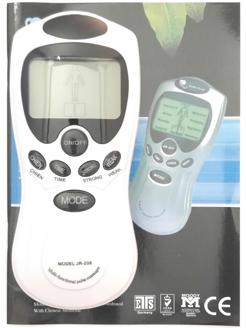 16x колодки двойной электрод розетка цифровой меридиан терапевтическая для мышц