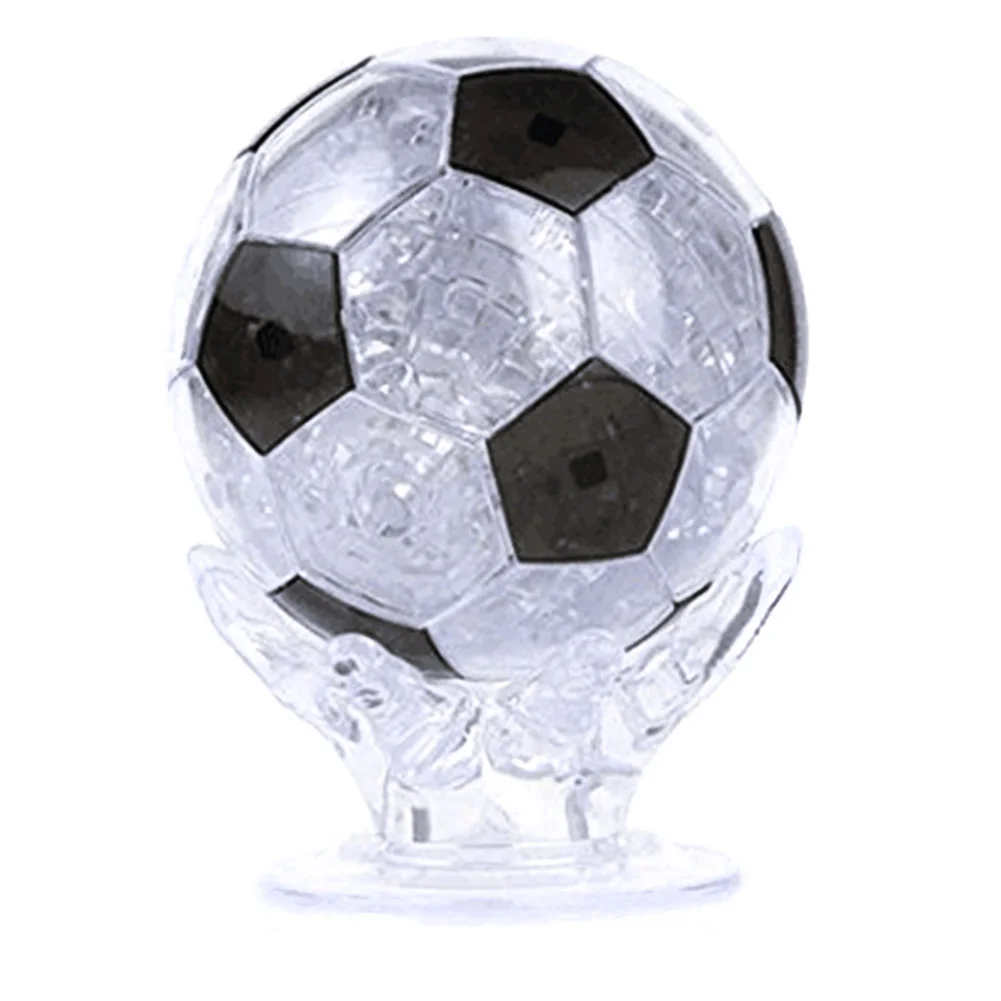 3D Crystal Puzzle Football Assembly Toy DIY Building Blocks Soccer Kid Educational Toys NSV775 | Игрушки и хобби