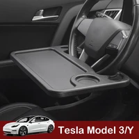 model 3 car table steering wheel eat work cart drink food coffee goods holder tray laptop computer desk mount stand seat table