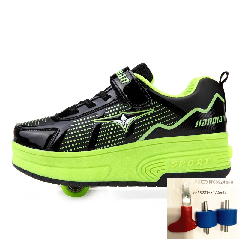 Heelys/супер светильник Кроссовки с колесами для мальчиков Сезон весна Роликовые