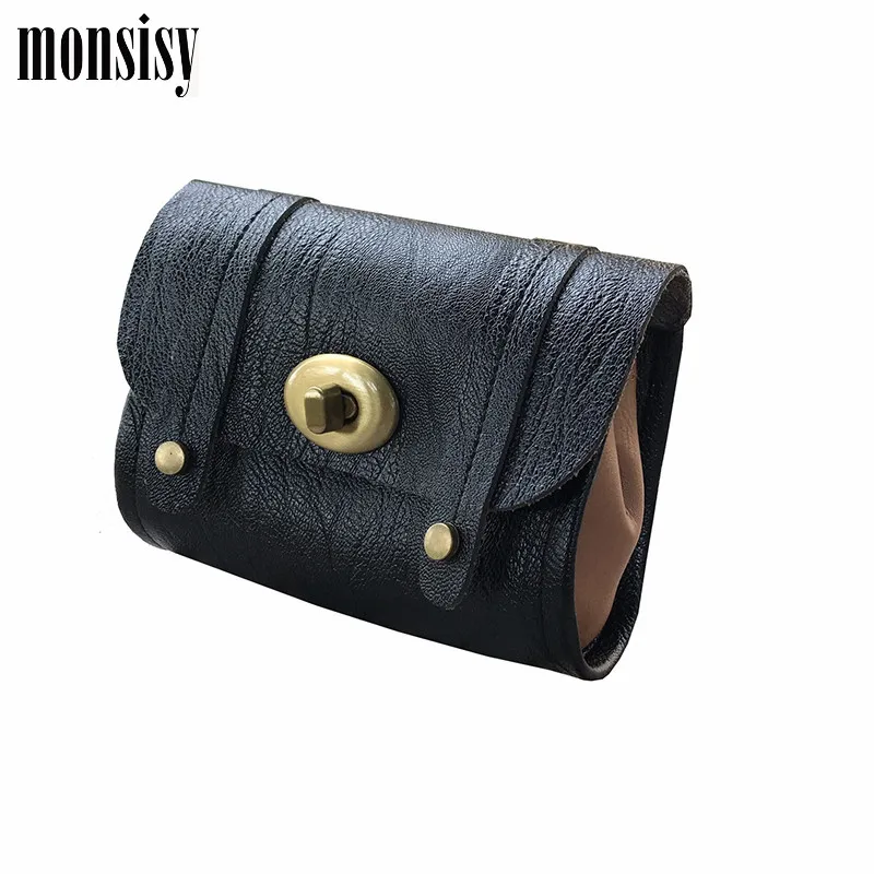 Monsisy Vintage Mini Bag For Girl Boy Crossbody PU Leather Handbag Children Wallet Kid Small Change Purse Baby Coin | Багаж и сумки