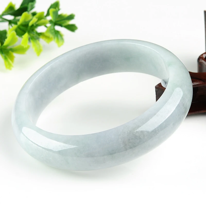 Аутентичный нефрит женский браслет из нефрита в Myanmar jade 59 круглые браслеты с