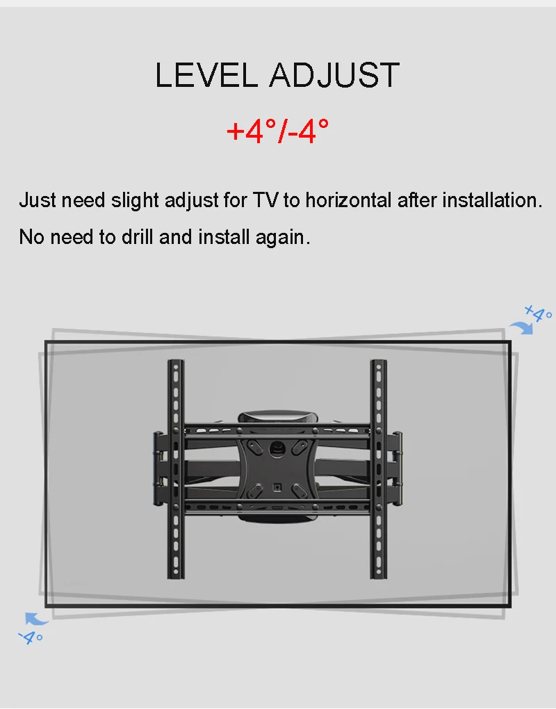 NB P5 Full Motion 3" /40"/4" /50"/5" lcd светодиодный настенный кронштейн для телевизора 6 поворотных рычагов Макс. VESA 400x400 мм Кронштейн для ТВ