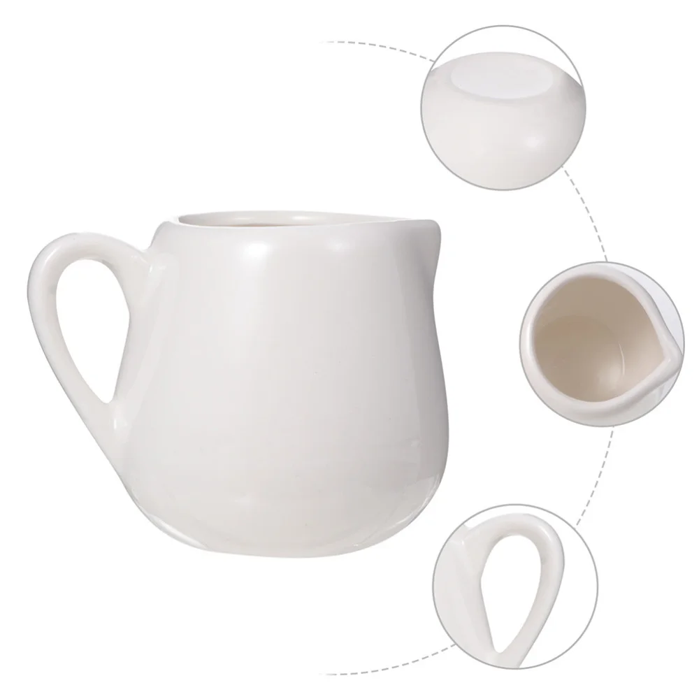 

3Pcs Mini Jugs Sauce Storage Container Coffee Creamer Ceramic Sauce Cups
